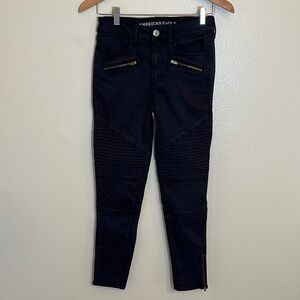 American Eagle Outfitters Black Super Stretch High Rise Jegging